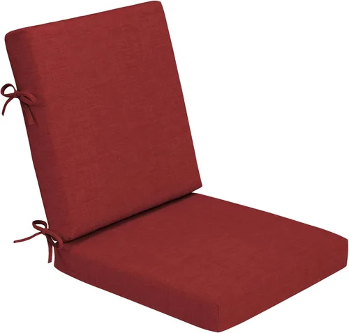 Vista 10 de Arden Foam - Cojín para silla de comedor al aire libre, 20 x 20 pulgadas, fabricado con espuma ProFoam, resistente a la lluvia, resistente a