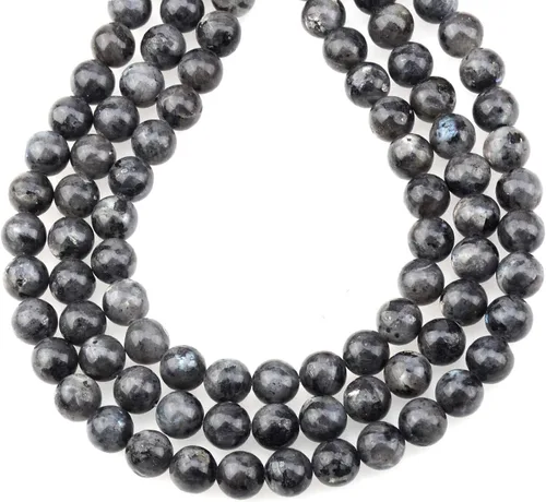 Vista 48 de LPBeads 100 Cuentas de 8mm Cuentas Redondas Naturales de Chakra, Cuentas Sueltas de Piedra Preciosa Redondas para Hacer Joyas con Cordón Elástico