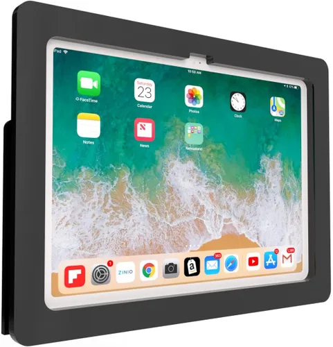 Vista 17 de Carcasa VESA acrílica antirrobo para Apple iPad mini 1/2/3 con kit de montaje en pared y cable de carga en ángulo de 90 grados