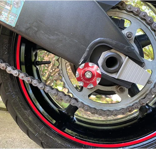Vista 2 de crazy sport Carretes de basculante de 0.315 in Soporte deslizante Tornillos M8 compatibles con SUZUKI GSX-S GSXS 750 950 1000 GSXR 150 125 600