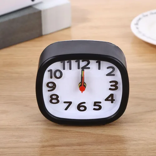 Vista 2 de Reloj despertador analógico para dormitorios, reloj despertador digital para niños, reloj despertador silencioso de pared, reloj de pared, reloj