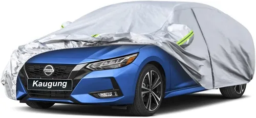 Vista 113 de Kaugung Funda para Coche de Ajuste Personalizado BMW Serie 3 E30 (1982-1994), 7 Capas Resistente al Viento Todo Clima Impermeable Cubierta Exterior