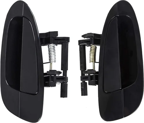 Vista 10 de KUAFU Manija de puerta exterior exterior compatible con Nissan Altima 2002-2006 Reemplazo para NI1520112, 82607-8J009; NI1310123, 80607-8J009