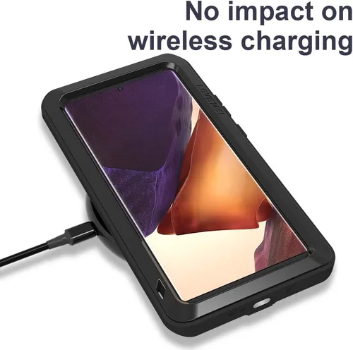 Vista 6 de LOVE MEI Funda para teléfono Galaxy Note 20 Ultra 0.18 oz, [sin protector de pantalla de vidrio] Carcasa rígida de cuerpo completo, resistente, a