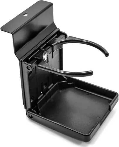 Vista 7 de Pride Mobility Portavasos plegable Go-Go Scooter C-Style Moldeado Asiento Apoyabrazos Negro