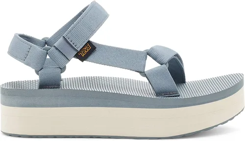 Vista 47 de Sandalia Teva de plataforma universal para mujer Balance Oliva Quemada