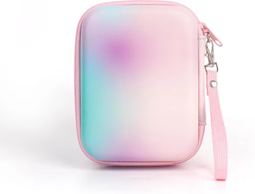Vista 8 de MUZIRI KINOKOO Funda rígida de EVA compatible con Fuji Instax Mini EVO Camera Mini Link 2/Mini EVO Bolsa para impresora fotográfica con correa