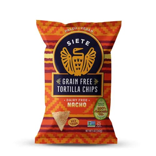 Vista 24 de Siete Chips de tortilla sin granos, sin gluten, aprobados por Whole30, paleo, vegano, sin OMG, chips de inmersión, 5 onzas (paquete de 3)