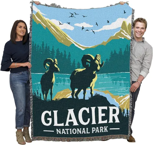 Vista 20 de Pure Country Weavers Manta del Parque Nacional Acadia, manta de tapiz de algodón para regalo, fabricada en los Estados Unidos, 72 x 54 pulgadas