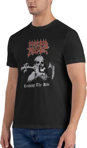 Vista 4 de PEYDEN Morbid Angel T Shirt Men Summer Fashion Breathable Cotton Round Neckline Shirt Sports Fitness Short Sleeve Tees