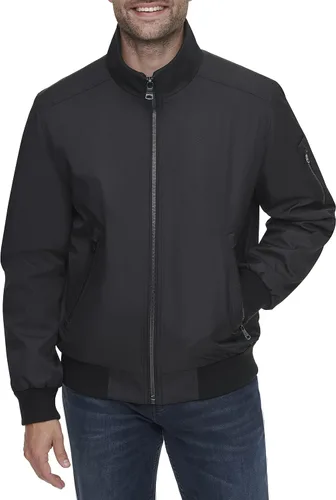Vista 2 de Calvin Klein Abrigos de invierno para hombre - Chaqueta softshell con capucha forrada de sherpa