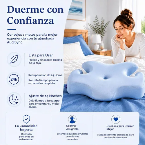 Vista 14 de Almohada cervical cervical para dormir, almohada de contorno de espuma viscoelástica de firmeza media con orificios para los brazos, 2 alturas