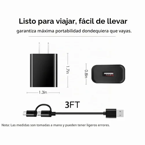 Vista 4 de Cable de carga rápida para licuadora portátil, compatible con linterna Nebo, linterna Streamlight, PopBabies, Supkitdin, licuadora portátil Aoozi