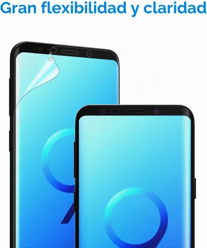Vista 3 de JETech Protector de pantalla para Samsung Galaxy S9, película TPU Ultra HD, compatible con fundas, paquete de 2