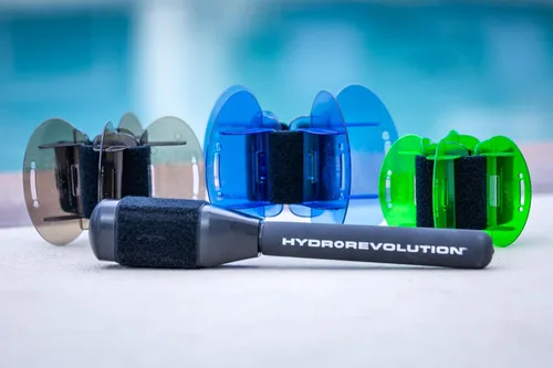 Vista 2 de Hydrorevolution - Entrenador de raquetas acuáticas Aumenta la potencia y la velocidad de giro de la raqueta en el agua Mejora la movilidad