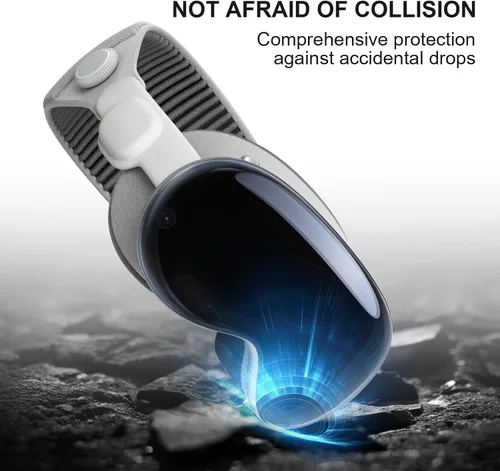 Vista 6 de for Vision Pro Case Clear Soft Protective Cover for Vision Pro VR TPU Anti-Scratch Case Shockproof Waterproof Cover for Apple Vision Pro VR Glasses