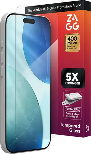 Vista 10 de ZAGG Glass Elite Protector de Pantalla para iPhone SE (3ª/2ª Gen), 8, 7, 6s, 6 – Máxima Protección contra Impactos y Arañazos, Vidrio