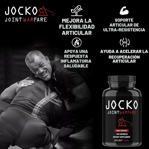 Vista 3 de Jocko Fuel Suplemento para Apoyo Articular - Glucosamina MSM para Dolor Articular, Movilidad y Flexibilidad con Cúrcuma y Boswellia (180 Cápsulas)