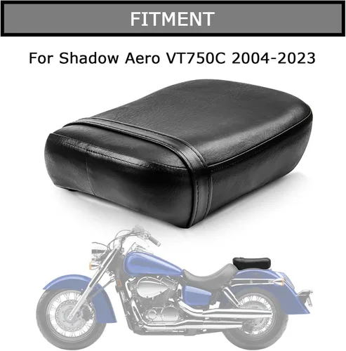 Vista 2 de PSLER Cojín para asiento trasero de pasajero para Shadow Aero VT750C 2004-2023 Reemplazo del asiento del pasajero trasero diseñado