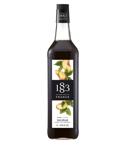 Vista 65 de 1883 Jarabe de Amaretto para bebidas, fabricado en Francia, botella de plástico de 1 litro