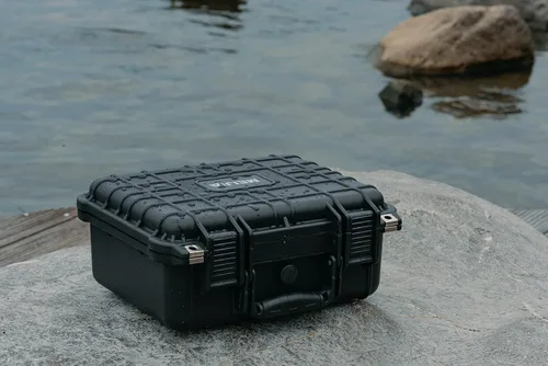 Vista 5 de MEIJIA - Funda rígida impermeable para cámara IP67 para todo tipo de clima, funda protectora rígida, con espuma personalizable, compatible