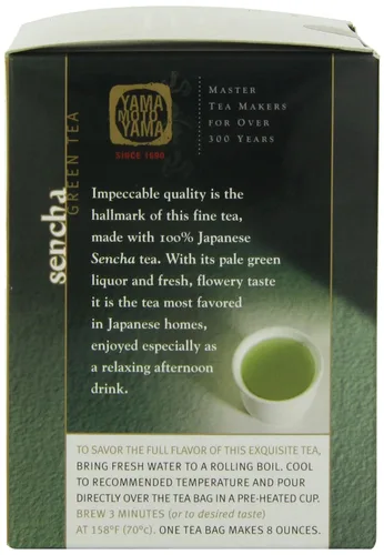 Vista 4 de Yamamotoyama - Bolsa de té verde con pirámide sencha (10 unidades)