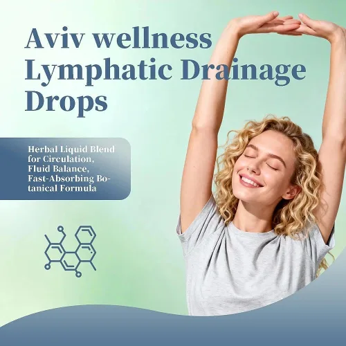 Vista 3 de AvivOrganic Gotas de drenaje linfático – Mezcla líquida de hierbas para circulación, equilibrio de líquidos, fórmula botánica de rápida absorción, 2