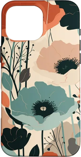 Vista 19 de Minimal Poppy Boho Flower Cute Aesthetic Case for iPhone 17