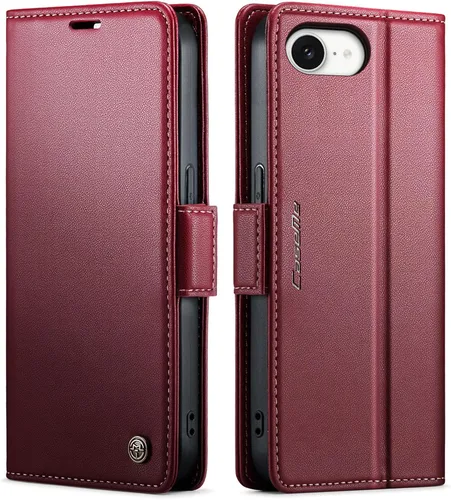 Vista 44 de QLTYPRI Funda tipo cartera para iPhone 7/8/SE 2020/SE 2022 con tarjetero, color azul