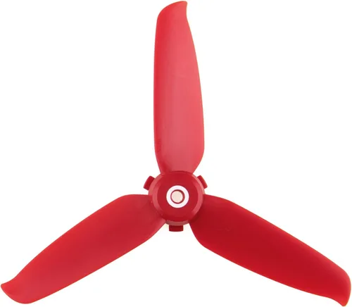 Vista 3 de DJI FPV Drone 5328 hélices de 3 aspas, accesorios de repuesto de liberación rápida de bajo ruido (8 piezas - 4CW 4CCW, rojo)