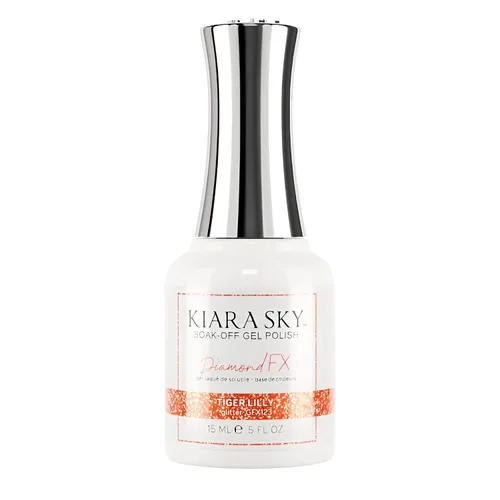 Vista 14 de KIARA SKY Esmalte de uñas Gel Polish DiamondFX con purpurina reflectante y efecto de polvo de diamante brillante, 0.5 fl oz, Beets It (morado)