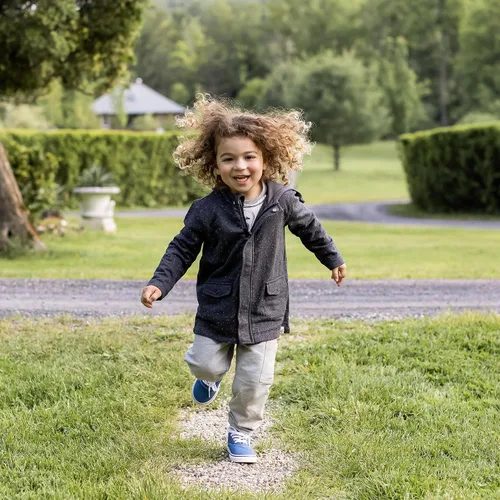 Vista 4 de Burt's Bees Baby Sudaderas unisex para bebé, chaquetas ligeras con cremallera, abrigos con capucha, algodón orgánico