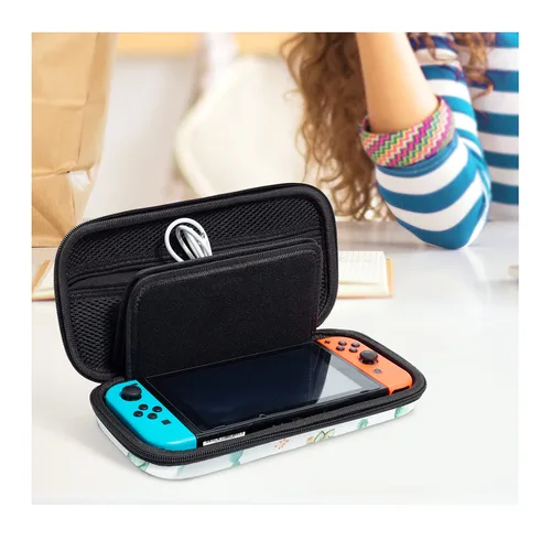Vista 7 de Lokigo Switch Carry Case Compatible for Nintendo SwitchSwitch OLED, Portable Switch Carrying Case for Boys Girls with 16 Game Card Slots for Console