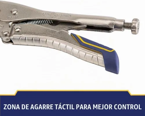 Vista 3 de IRWIN VISE-GRIP Alicates de bloqueo, liberación rápida, mordaza curva con cortador de alambre, 7 pulgadas (IRHT82580)