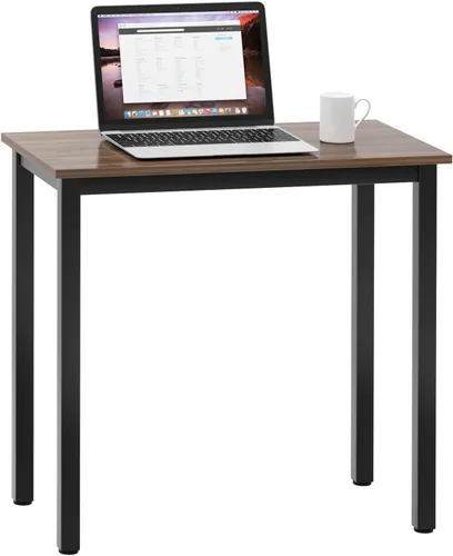 Vista 15 de DlandHome - Escritorio pequeño para computadora de 31.5 pulgadas para oficina en casa, color negro
