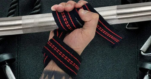 Vista 7 de Correas de levantamiento de pesas de 25 pulgadas (par) – Domina el peso muerto con muñequeras de algodón resistente – Soporte de agarre máximo
