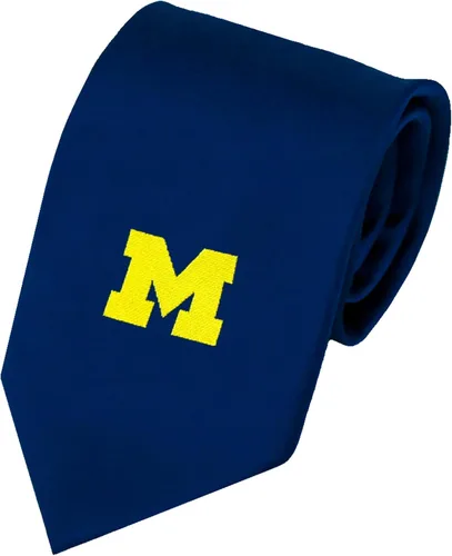 Vista 8 de Corbata oficial de los Michigan Wolverines de la NCAA