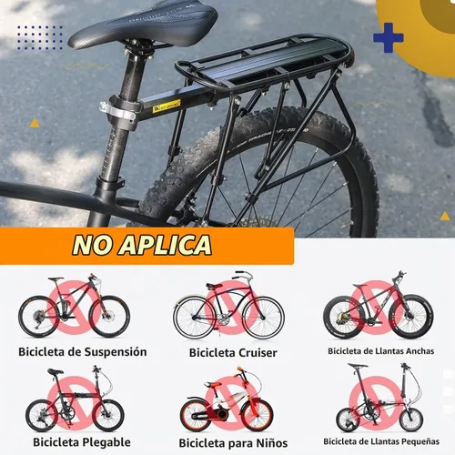 Vista 6 de West Biking Portabicicletas, capacidad de 220 libras, rodamientos sólidos, universal, ajustable, para equipaje de bicicleta, soporte