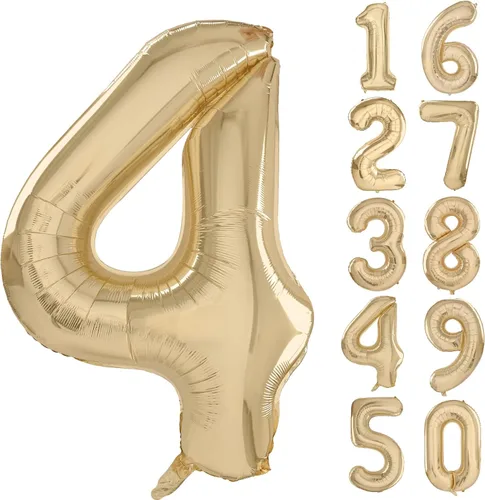 Vista 334 de Globos gigantes de helio de aluminio de 40 pulgadas, color negro, globos digitales grandes del número 0 para decoración de fiesta de cumpleaños