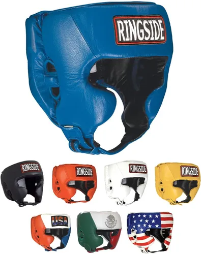Vista 16 de Ringside, Muay Thai, MMA, casco con protección para enfrentamiento de boxeo con laterales