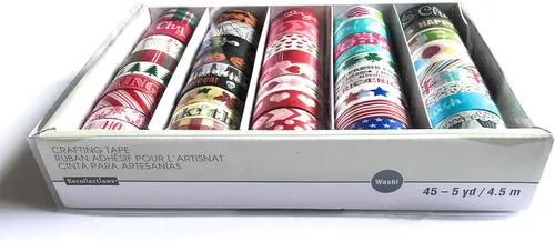 Vista 2 de Recollections, caja de cintas Washi para todo el año.