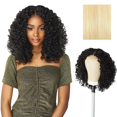 Vista 9 de Sensationnel Butta LaceWig-Unit 5, 1 JETBLACK