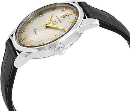 Vista 2 de Longines Heritage Collection Conquest Reloj para hombre L1.645.4.75.4, plateado, Moderno