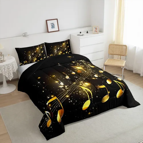 Vista 215 de Erosebridal Juego de edredón de hojas de cannabis, juego de ropa de cama de marihuana con estampado colorido de plantas, decoración bohemia de 2