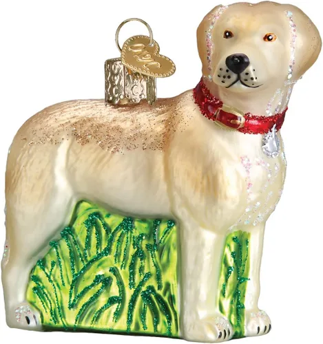 Vista 52 de Old World Christmas - Adorno de bebé blanco de un solo pieza de vidrio soplado para árbol de Navidad, decoración festiva hecha a mano, colección