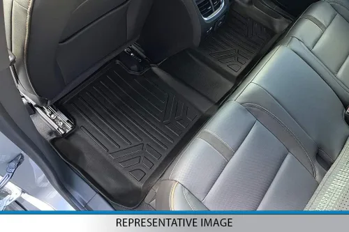 Vista 4 de SMARTLINER Juego de tapetes de piso de ajuste personalizado de 3 filas compatibles con Chevrolet Tahoe 2015-2020