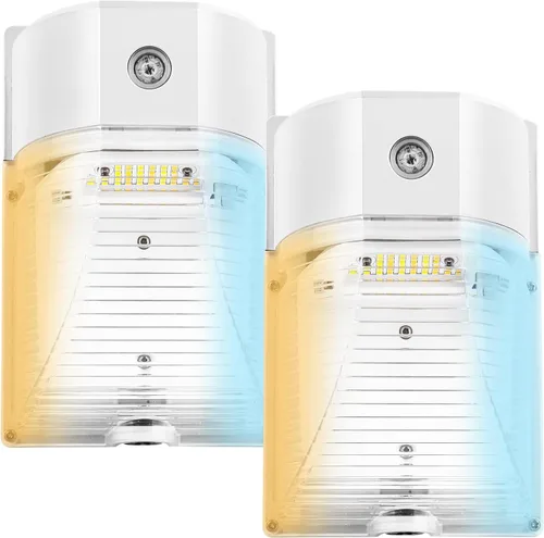 Vista 11 de Cinoton - Paquete de luces LED de pared, 26 W, 3000 lm, 5000 K (resistente al agua IP65), 100 – 277 Vac, 150 – 250 W MH/HPS, repuesto para Bronce