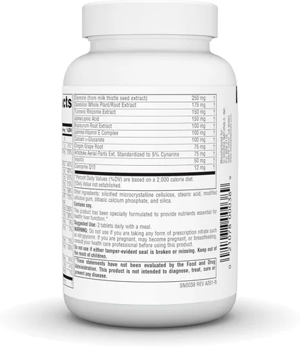 Vista 4 de Source Naturals Liver Guard - Silimarina, CoQ10, complejo de N-acetil cisteína - 60 Tabletas