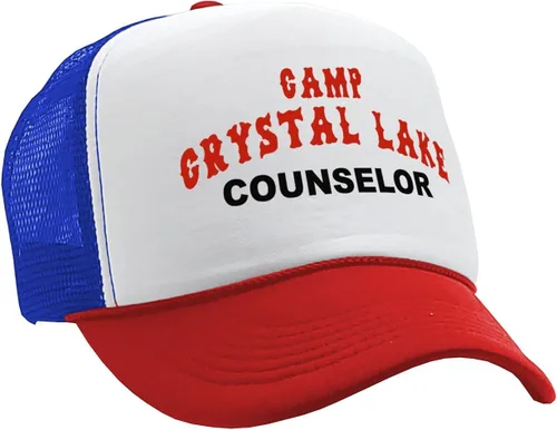 Vista 15 de Camp Crystal Lake Counselor - Halloween - Gorra de camionero estilo retro vintage