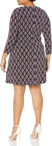 Vista 2 de Tommy Hilfiger Women's Versatile 34 Sleeve Shift Dress